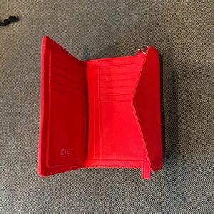 MZ Wallace Christoff Neon Pink Wallet